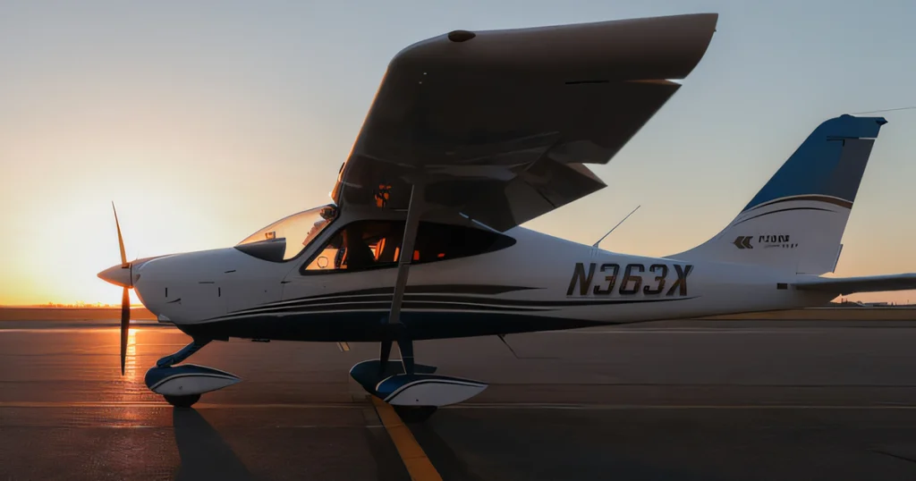 ネブラスカ大学カーニー校の訓練用航空機