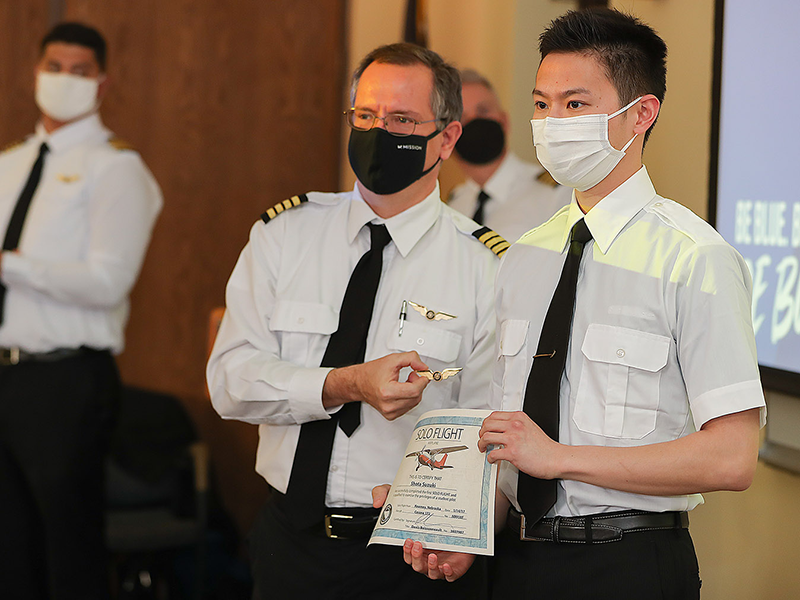 ネブラスカ大学カーニー校で航空学を学ぶNCNの日本人留学生