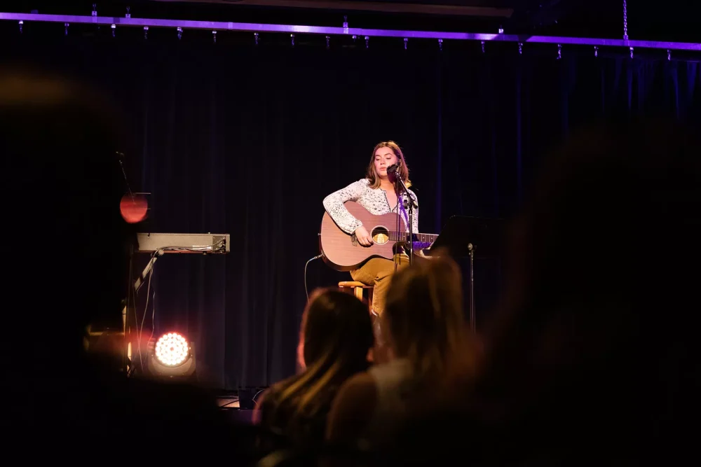 ノースアラバマ大学の学内ライブの様子